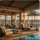 Pool outdoor area