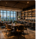 Restaurant and bar