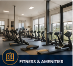 Fitness amenity space